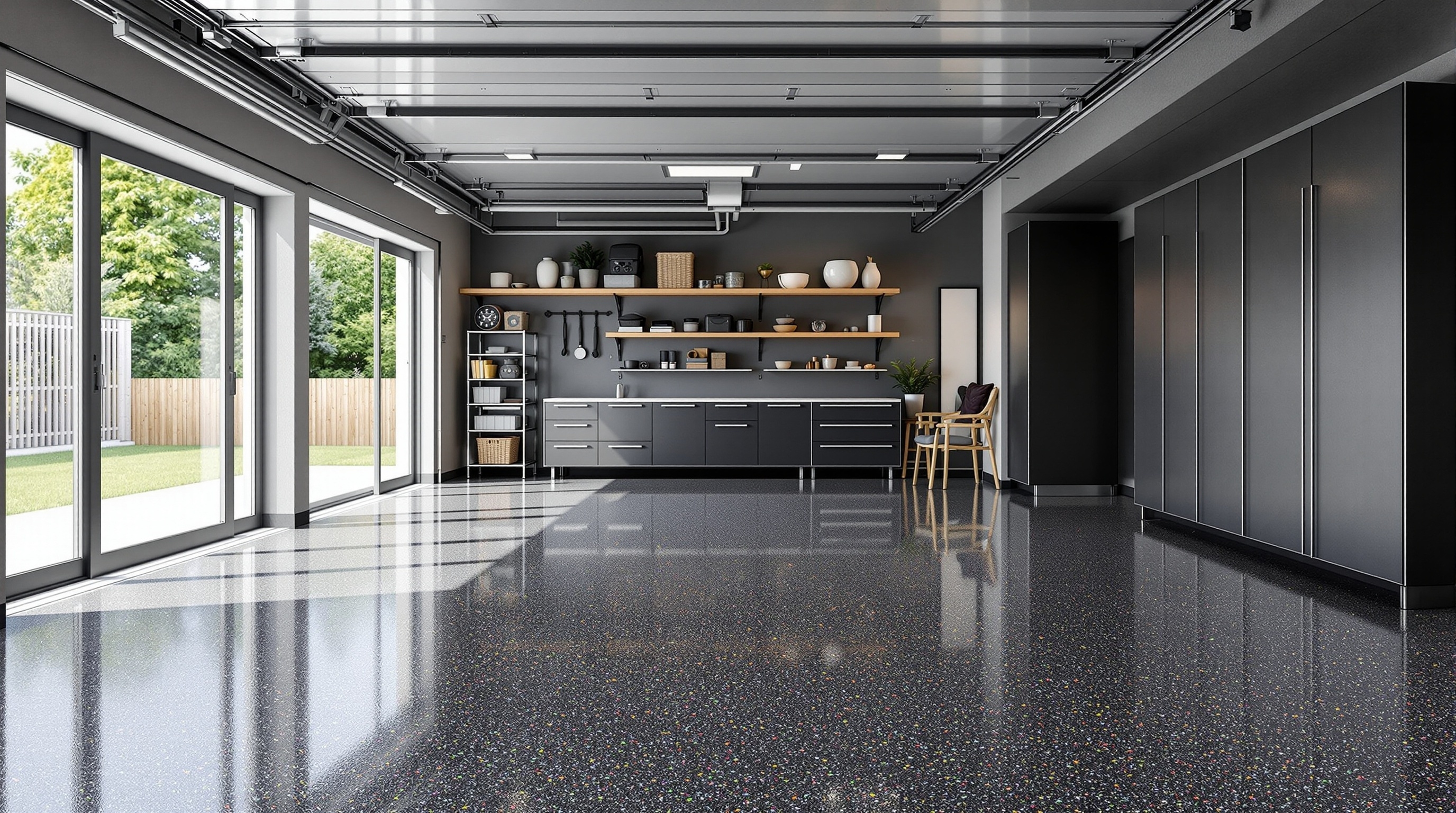 Sol garage ultra-résistant